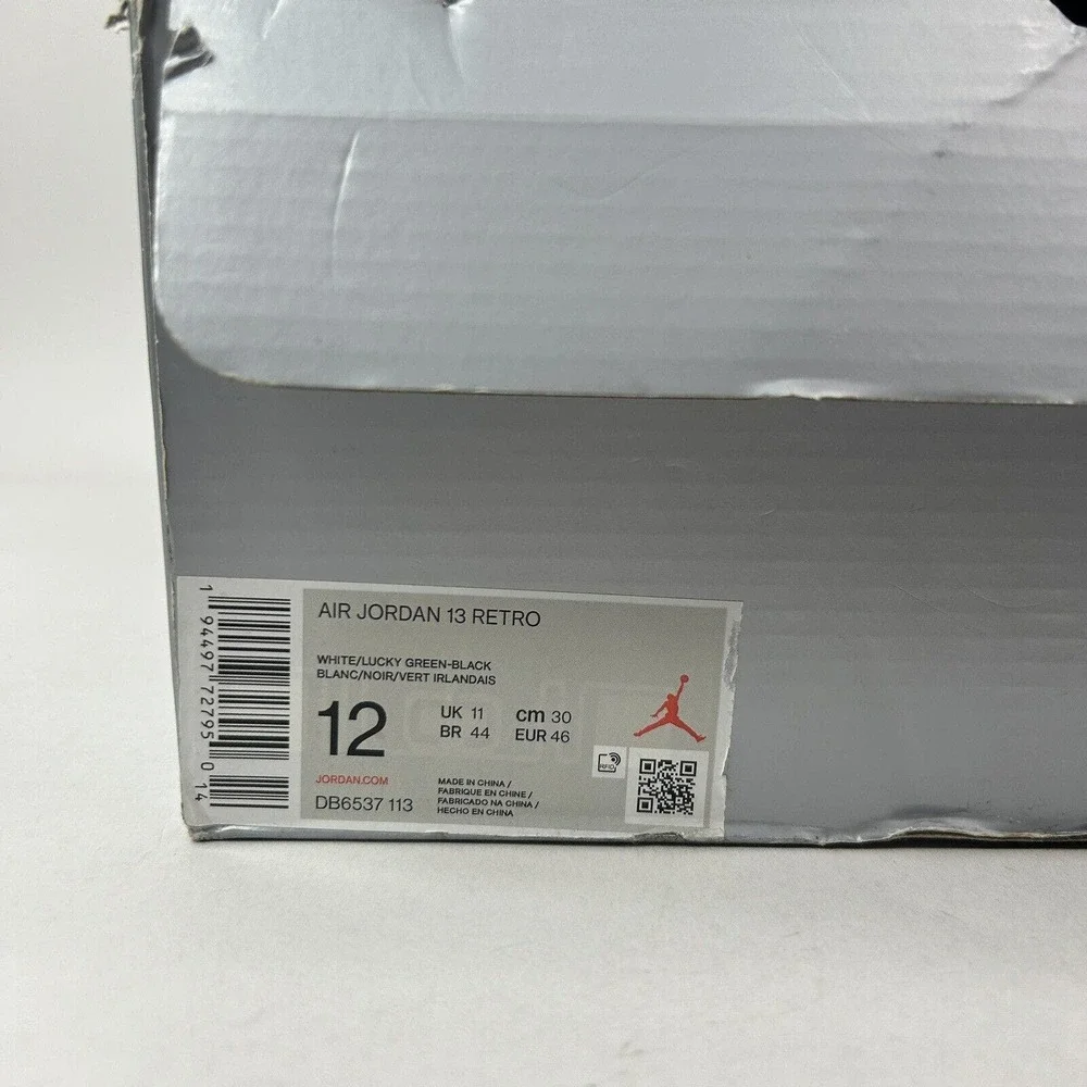 Nike Shoes Air Jordan 13 Retro "White Lucky Green" 2024 - Picture 5 of 5